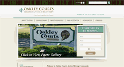 Desktop Screenshot of oakleycourts.com